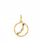 Pendentif Médaille Or 18 Carats 750 Jaune - Constellation Zodiaque Bélier - Chaine Offerte Pendentif Médaille Or 18 Carats 750 Jaune - Constellation Zodiaque Bélier - Chaine Offerte