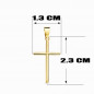 Collier - Médaille Croix Or 18 Carats 750/000 Jaune - Chaine Dorée Collier - Médaille Croix Or 18 Carats 750/000 Jaune - Chaine Dorée