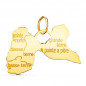 Pendentif Or 18 Carats 750 Jaune - Ile de la Guadeloupe - Chaine Offerte Pendentif Or 18 Carats 750 Jaune - Ile de la Guadeloupe - Chaine Offerte