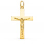 Pendentif - Médaille Christ sur la Croix Or 18 Carats 750 Jaune - Chaines Offertes Pendentif - Médaille Christ sur la Croix Or 18 Carats 750 Jaune - Chaines Offertes