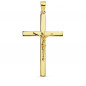 Pendentif - Médaille Christ sur la Croix Or 18 Carats 750 Jaune - Chaines Offertes Pendentif - Médaille Christ sur la Croix Or 18 Carats 750 Jaune - Chaines Offertes