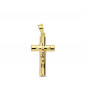 Pendentif - Médaille Christ sur la Croix Or 18 Carats 750 Jaune - Chaine Offerte Pendentif - Médaille Christ sur la Croix Or 18 Carats 750 Jaune - Chaine Offerte