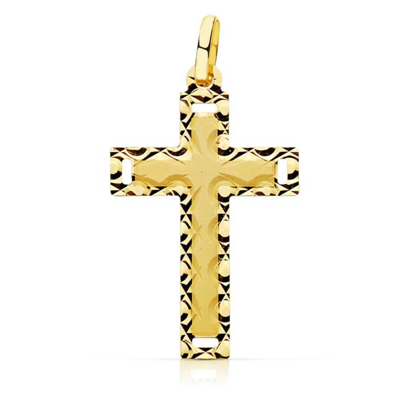 Pendentif - Médaille Croix Or 18 Carats 750 Jaune - Chaines Offertes Pendentif - Médaille Croix Or 18 Carats 750 Jaune - Chaines Offertes