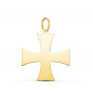 Pendentif Médaille Or 18 Carats 750 Jaune - Croix des Templiers - Chaines Offertes - Grand Modèle Pendentif Médaille Or 18 Carats 750 Jaune - Croix des Templiers - Chaines Offertes - Grand Modèle