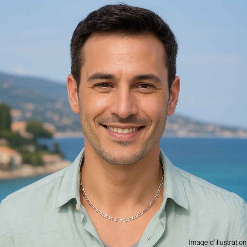 Collier Chaîne Homme Argent 925 Maille Cheval 69,99 €