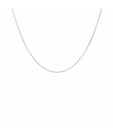 Collier Chaine Forçat Diamantée - Argent 925 - Femme ou Enfant