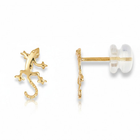 Boucles d'Oreilles Or Jaune Salamandre