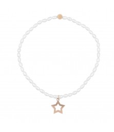 Bracelet Or et Perles - Femme