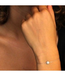 Bracelet Or Blanc et Diamants