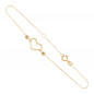 Bracelet Or Jaune - Motif Coeur Bracelet Or Jaune - Motif Coeur